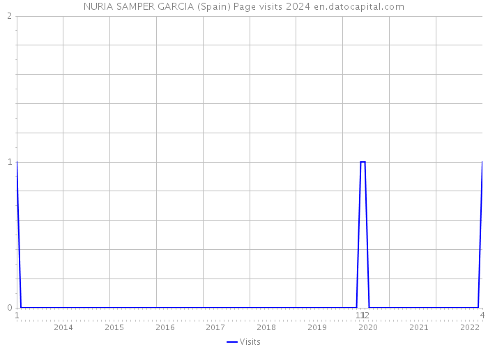 NURIA SAMPER GARCIA (Spain) Page visits 2024 