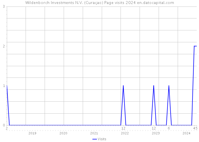 Wildenborch Investments N.V. (Curaçao) Page visits 2024 