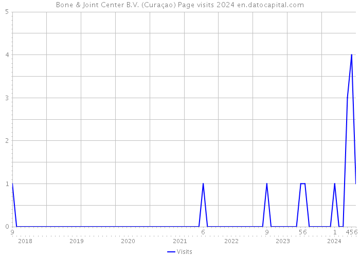 Bone & Joint Center B.V. (Curaçao) Page visits 2024 