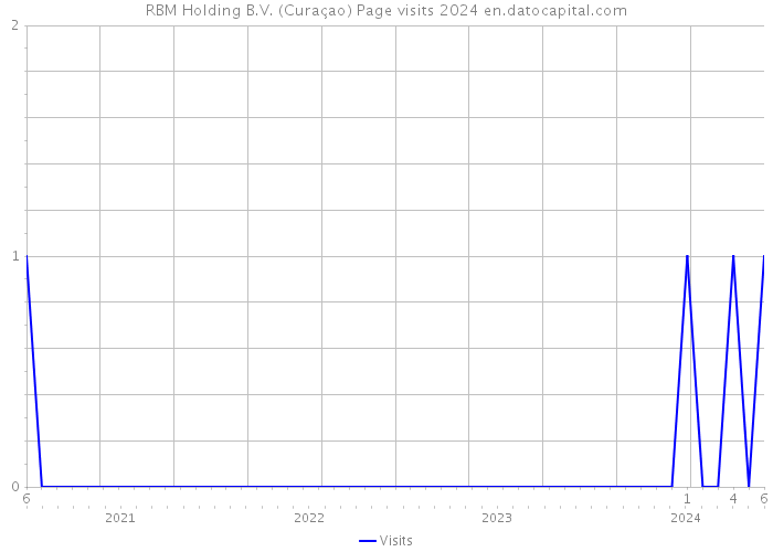 RBM Holding B.V. (Curaçao) Page visits 2024 