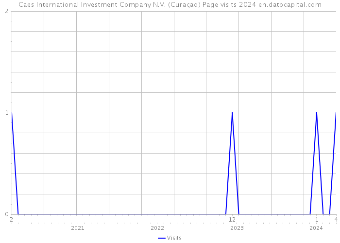 Caes International Investment Company N.V. (Curaçao) Page visits 2024 