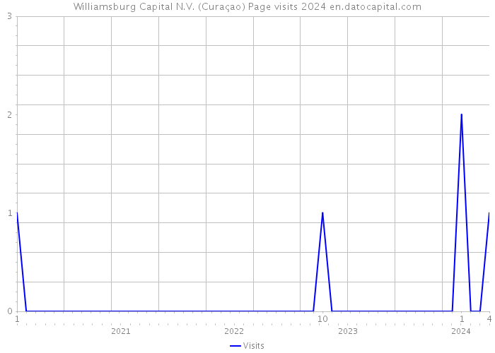 Williamsburg Capital N.V. (Curaçao) Page visits 2024 