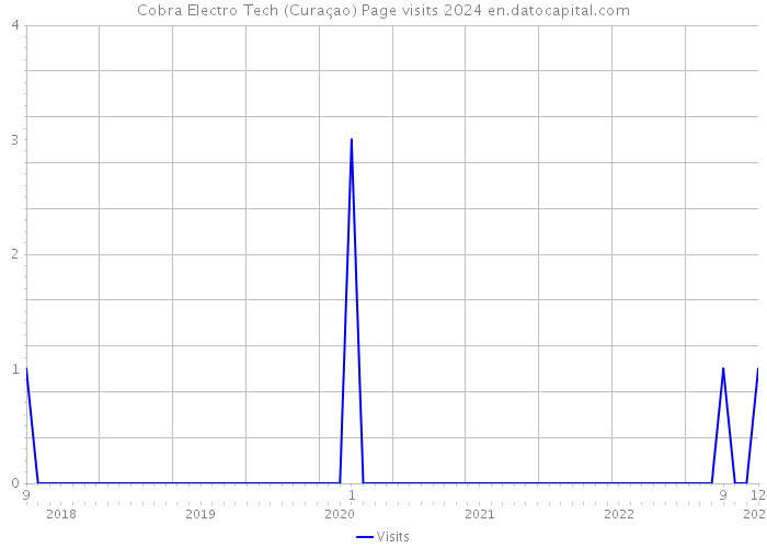 Cobra Electro Tech (Curaçao) Page visits 2024 