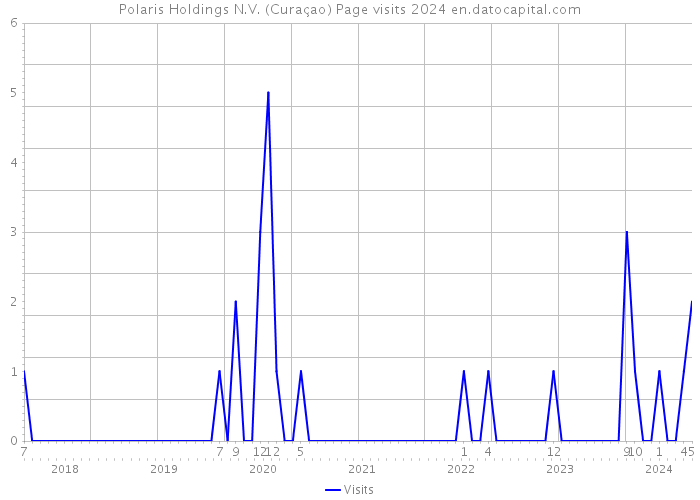 Polaris Holdings N.V. (Curaçao) Page visits 2024 