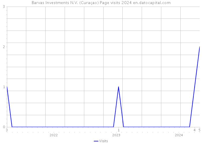 Barvas Investments N.V. (Curaçao) Page visits 2024 