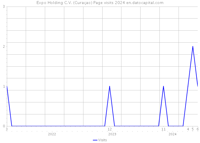 Expo Holding C.V. (Curaçao) Page visits 2024 
