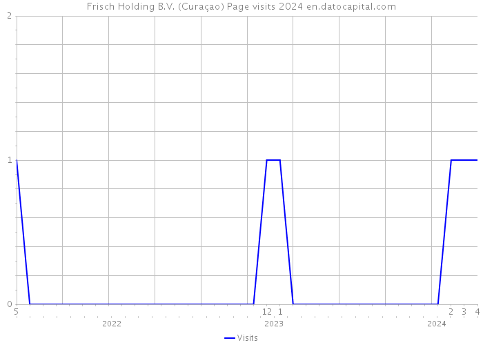 Frisch Holding B.V. (Curaçao) Page visits 2024 