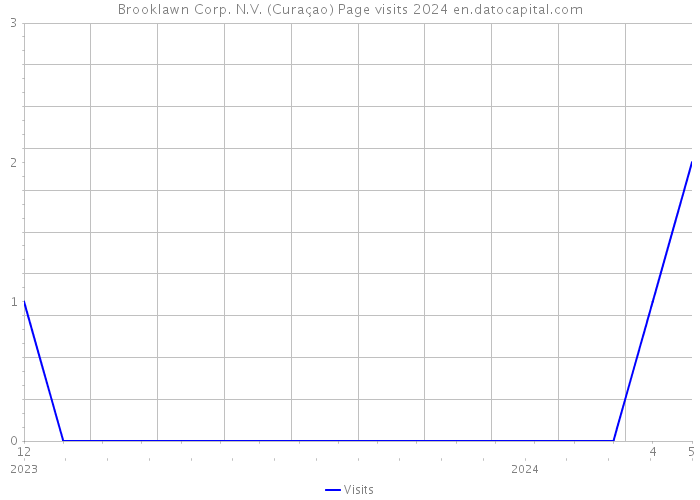 Brooklawn Corp. N.V. (Curaçao) Page visits 2024 