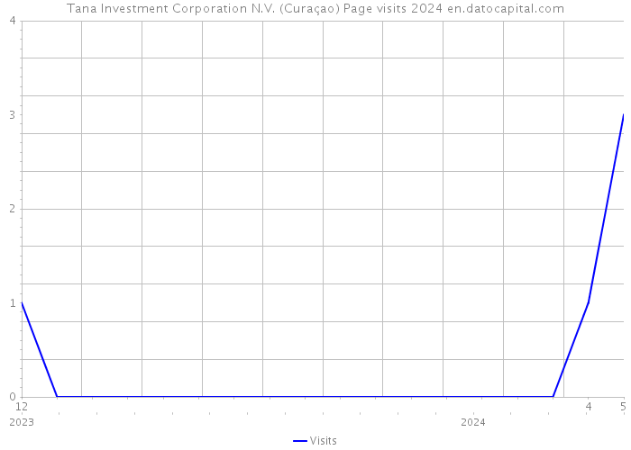Tana Investment Corporation N.V. (Curaçao) Page visits 2024 