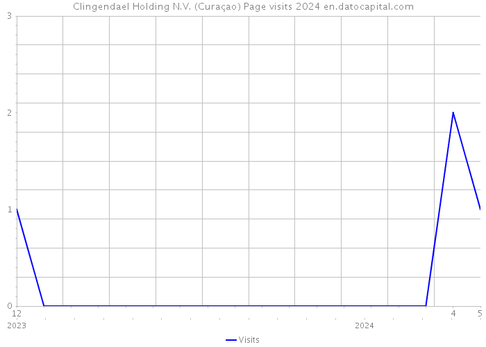 Clingendael Holding N.V. (Curaçao) Page visits 2024 