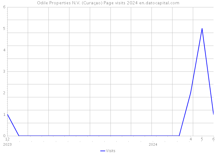 Odile Properties N.V. (Curaçao) Page visits 2024 