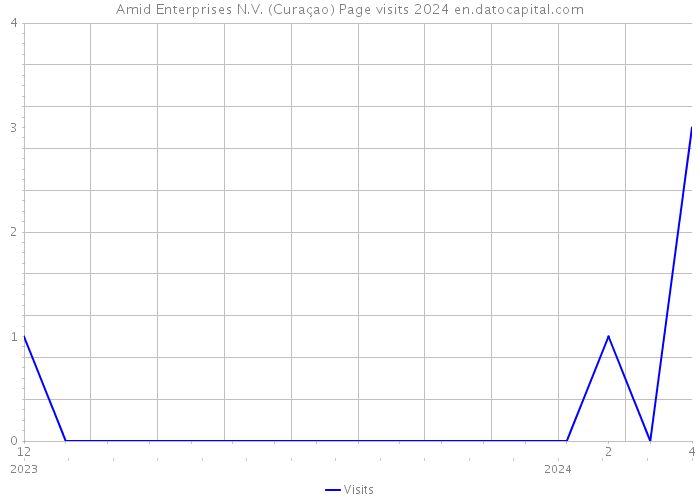 Amid Enterprises N.V. (Curaçao) Page visits 2024 