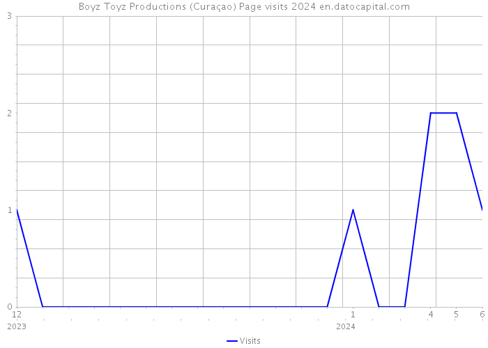 Boyz Toyz Productions (Curaçao) Page visits 2024 