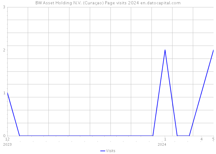 BW Asset Holding N.V. (Curaçao) Page visits 2024 