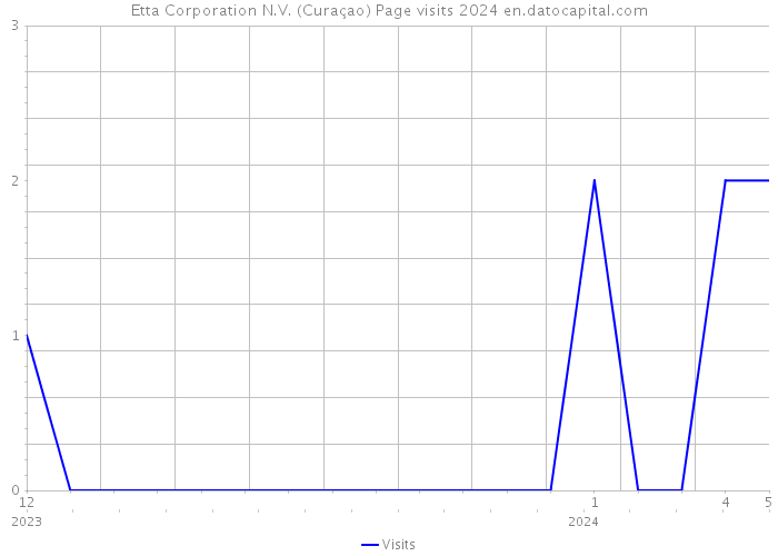 Etta Corporation N.V. (Curaçao) Page visits 2024 