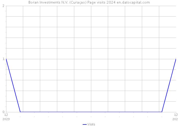 Boran Investments N.V. (Curaçao) Page visits 2024 