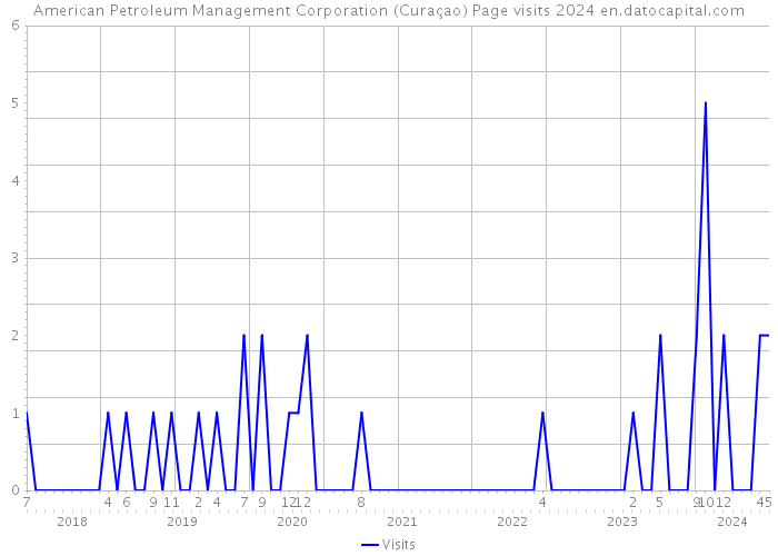 American Petroleum Management Corporation (Curaçao) Page visits 2024 
