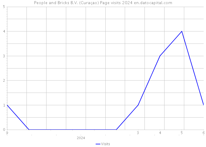 People and Bricks B.V. (Curaçao) Page visits 2024 
