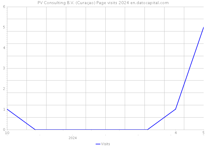 PV Consulting B.V. (Curaçao) Page visits 2024 