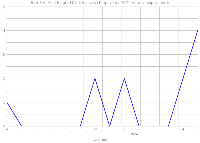 Bon Bini Real Estate N.V. (Curaçao) Page visits 2024 