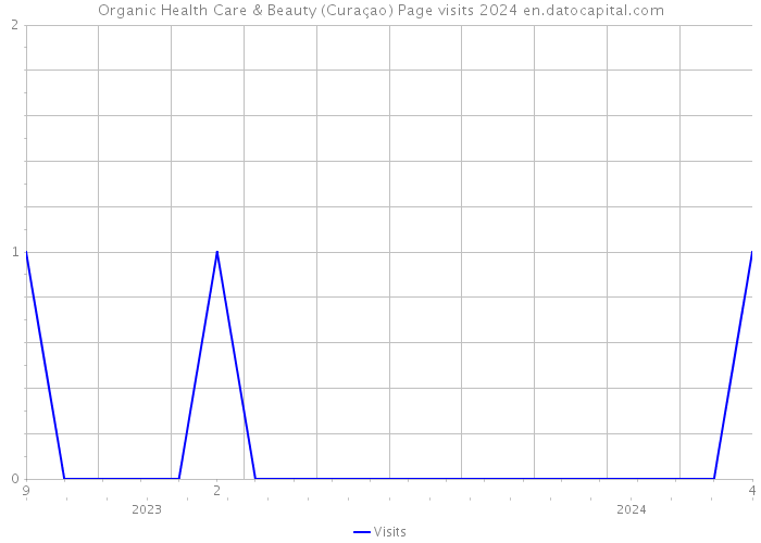 Organic Health Care & Beauty (Curaçao) Page visits 2024 