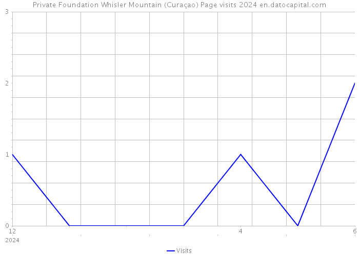 Private Foundation Whisler Mountain (Curaçao) Page visits 2024 