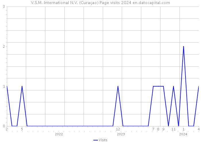 V.S.M. International N.V. (Curaçao) Page visits 2024 