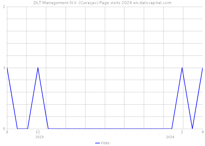 DLT Management N.V. (Curaçao) Page visits 2024 