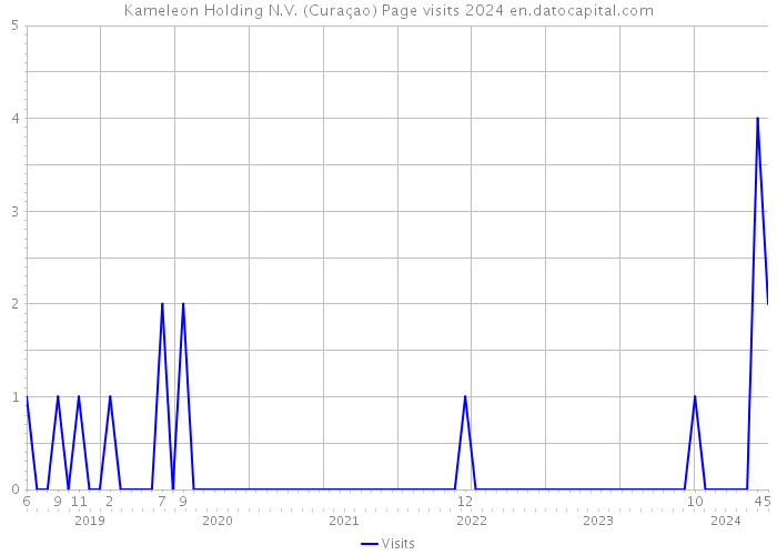 Kameleon Holding N.V. (Curaçao) Page visits 2024 