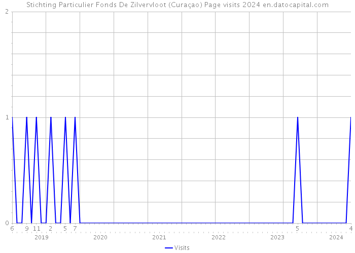 Stichting Particulier Fonds De Zilvervloot (Curaçao) Page visits 2024 