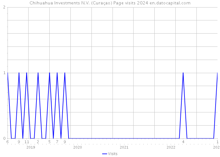 Chihuahua Investments N.V. (Curaçao) Page visits 2024 