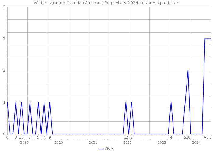 William Araque Castillo (Curaçao) Page visits 2024 
