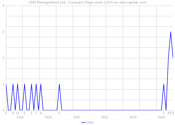 CMS Management Ltd. (Curaçao) Page visits 2024 