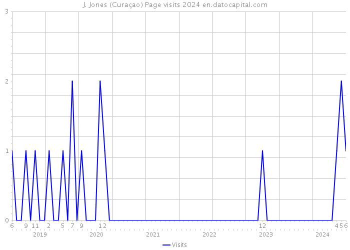 J. Jones (Curaçao) Page visits 2024 
