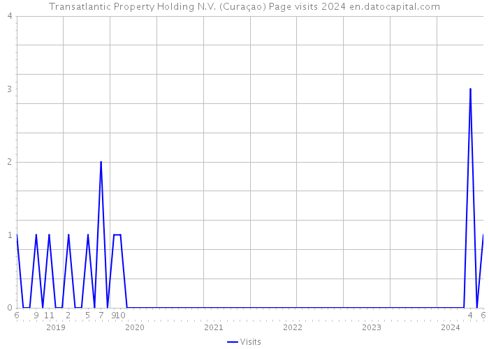 Transatlantic Property Holding N.V. (Curaçao) Page visits 2024 