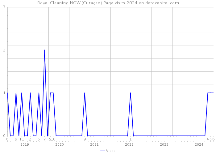 Royal Cleaning NOW (Curaçao) Page visits 2024 