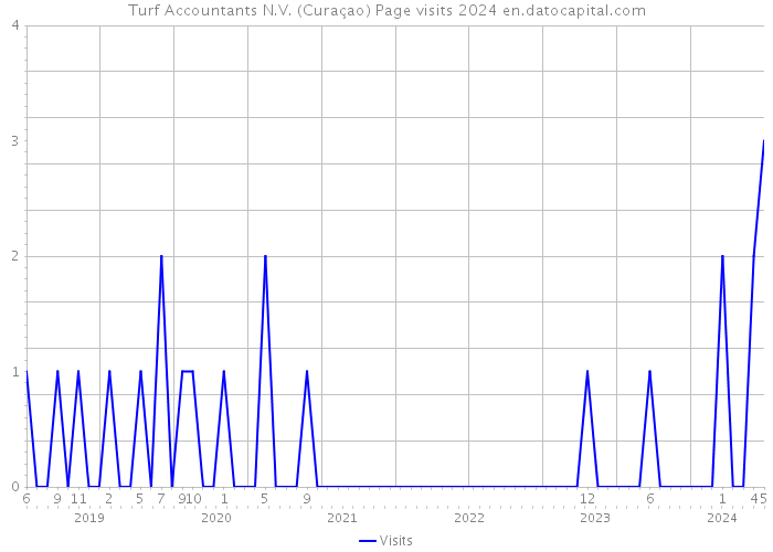Turf Accountants N.V. (Curaçao) Page visits 2024 