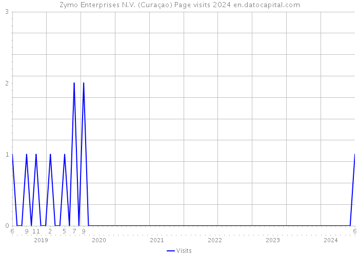 Zymo Enterprises N.V. (Curaçao) Page visits 2024 