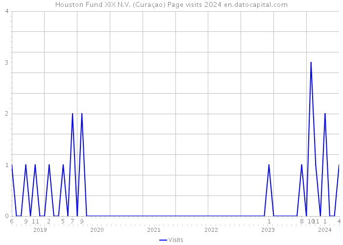Houston Fund XIX N.V. (Curaçao) Page visits 2024 