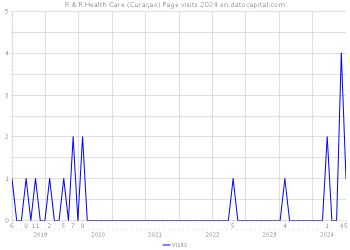R & R Health Care (Curaçao) Page visits 2024 