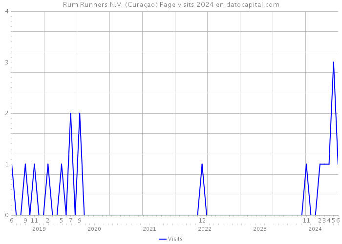Rum Runners N.V. (Curaçao) Page visits 2024 