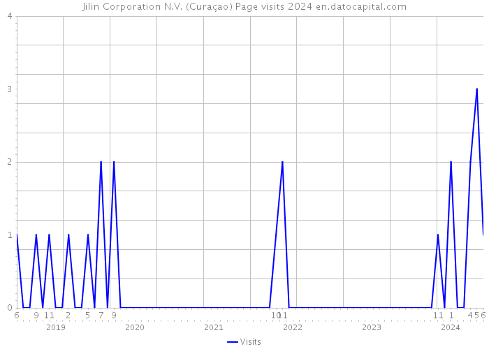 Jilin Corporation N.V. (Curaçao) Page visits 2024 