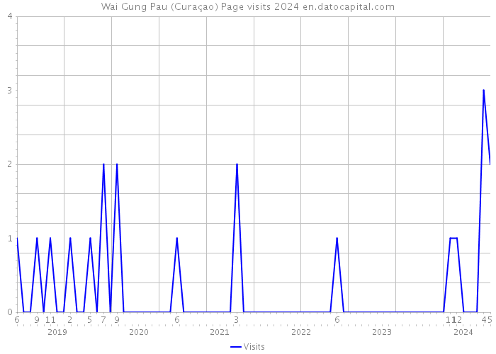 Wai Gung Pau (Curaçao) Page visits 2024 