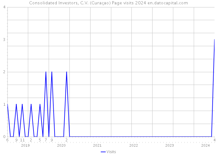 Consolidated Investors, C.V. (Curaçao) Page visits 2024 
