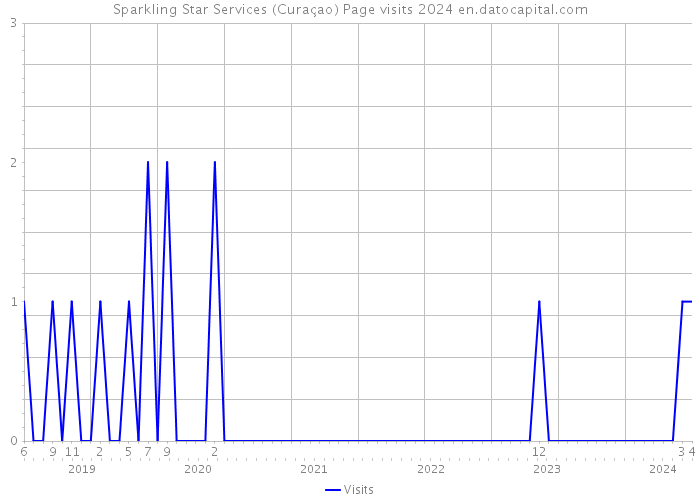 Sparkling Star Services (Curaçao) Page visits 2024 