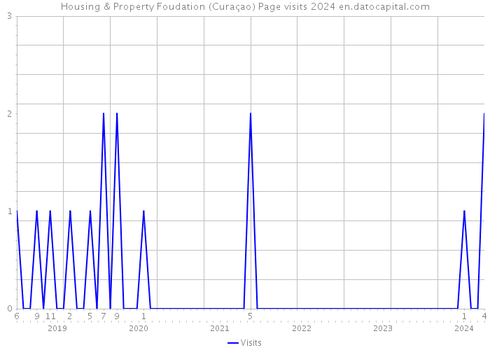 Housing & Property Foudation (Curaçao) Page visits 2024 