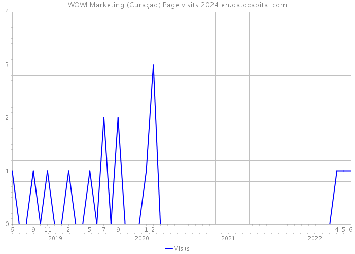 WOW! Marketing (Curaçao) Page visits 2024 