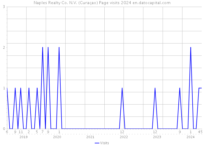 Naples Realty Co. N.V. (Curaçao) Page visits 2024 