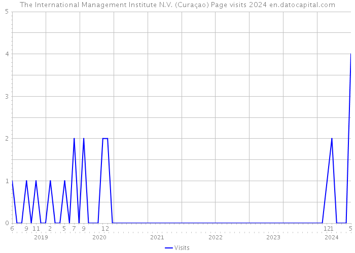 The International Management Institute N.V. (Curaçao) Page visits 2024 
