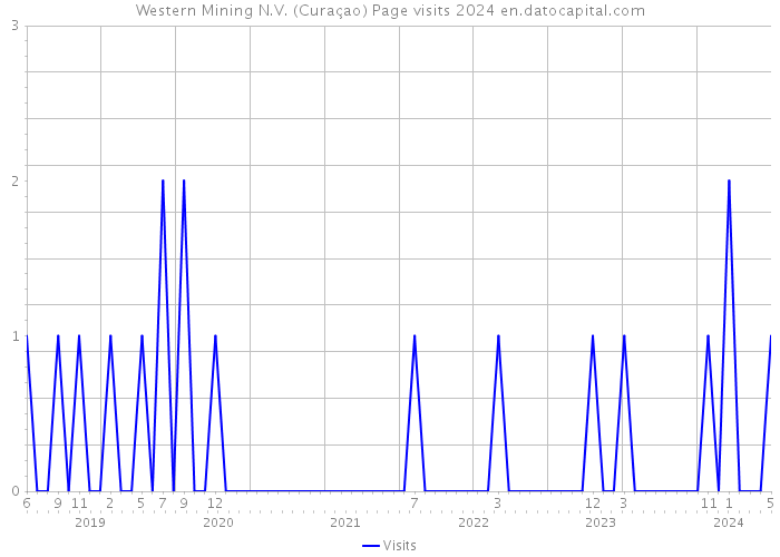 Western Mining N.V. (Curaçao) Page visits 2024 